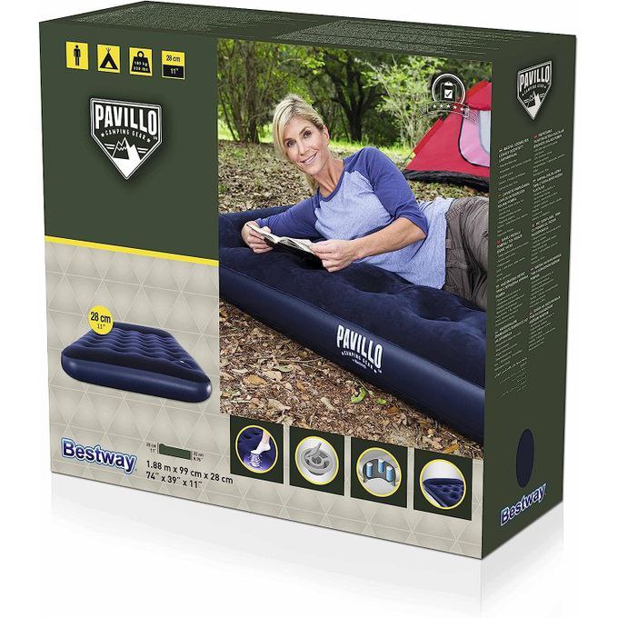 💥 Matelas gonflable avec pompe intégrée au pied